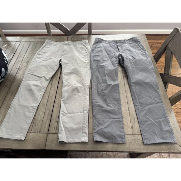 BONOBOS Size 31 / 28 Lot Bundle of 2 Pairs Mens The Chino 2.0 Tailored Pants - Picture 2 of 3